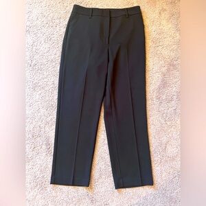 Reitmans classic black cropped tapered dress pants - size 14 tall